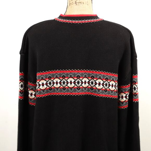 Hanna Andersson Nordic Men's 1/4 zip Fair Isle Sweater XL - Picture 7 of 10